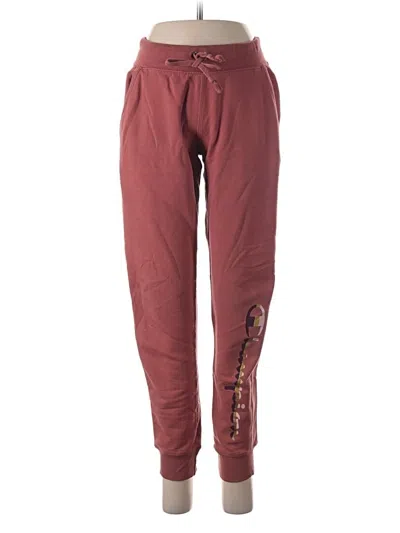 Pre-owned Champion Sweatpants In Burgundy