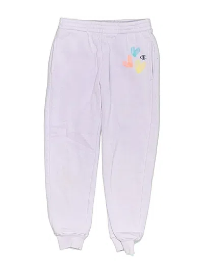 Pre-owned Champion Kids' Sweatpants In Purple
