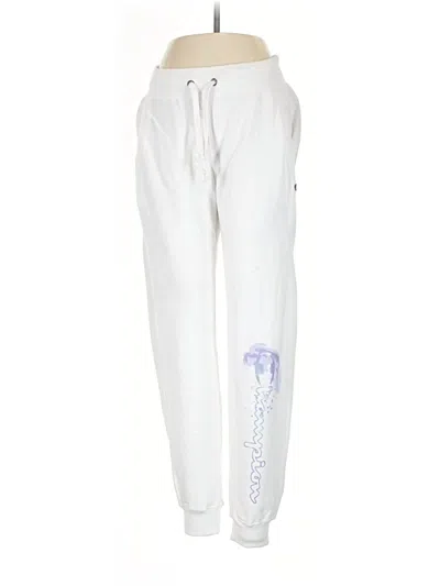 Pre-owned Champion Sweatpants In White