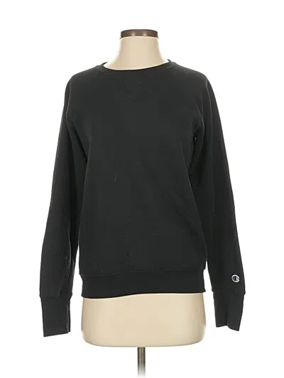 Pre-owned Champion Sweatshirt In Black