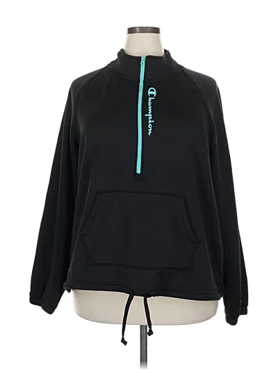 Pre-owned Champion Sweatshirt In Black