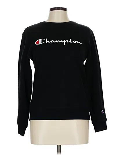 Pre-owned Champion Sweatshirt In Black