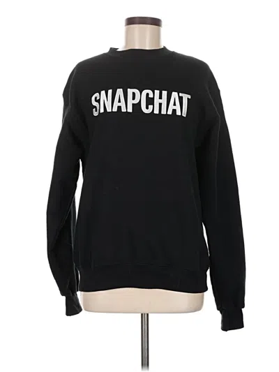Pre-owned Champion Sweatshirt In Black