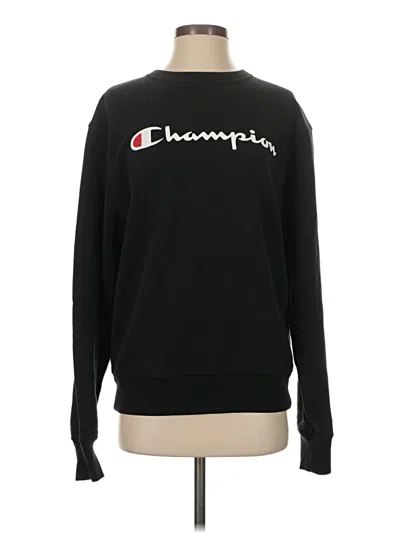 Pre-owned Champion Sweatshirt In Black