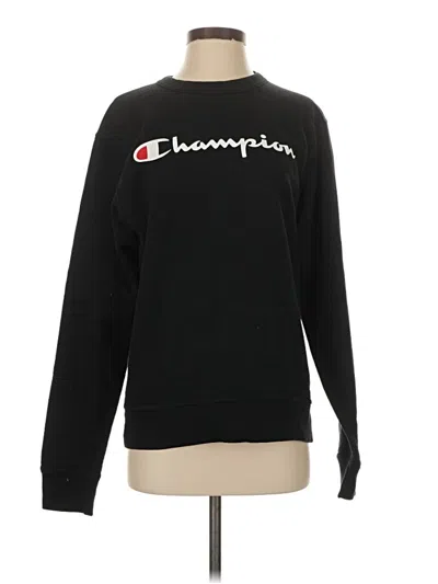 Pre-owned Champion Sweatshirt In Black