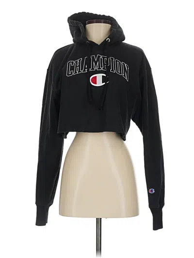 Pre-owned Champion Sweatshirt In Black