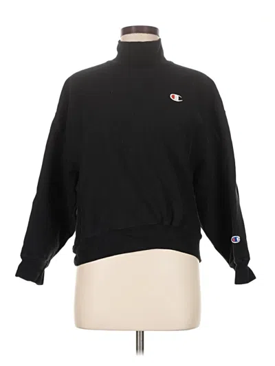 Pre-owned Champion Sweatshirt In Black