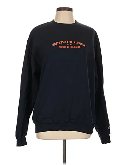 Pre-owned Champion Sweatshirt In Black