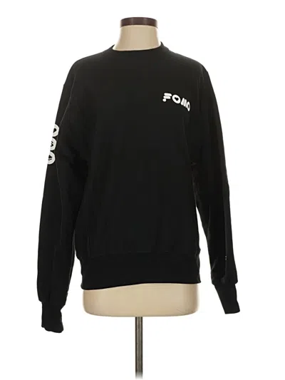 Pre-owned Champion Sweatshirt In Black