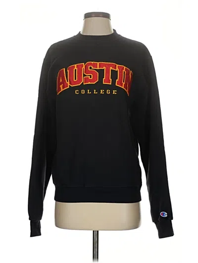 Pre-owned Champion Sweatshirt In Black