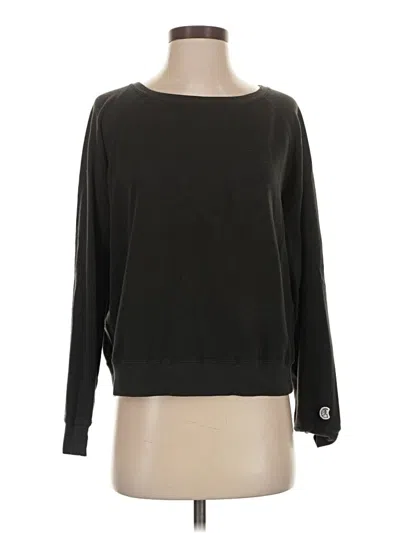 Pre-owned Champion Sweatshirt In Black