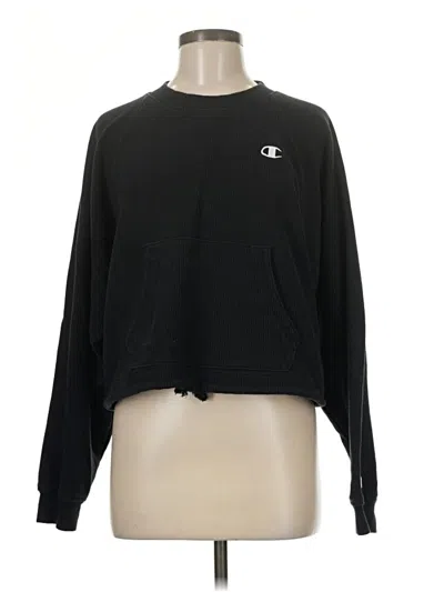 Pre-owned Champion Sweatshirt In Black