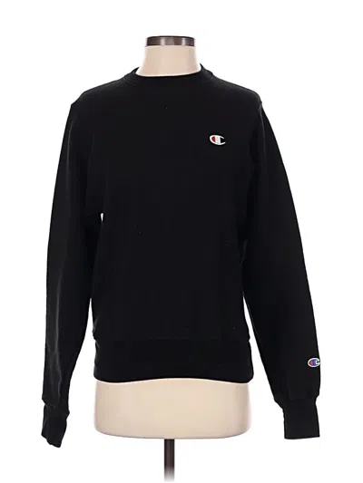 Pre-owned Champion Sweatshirt In Black