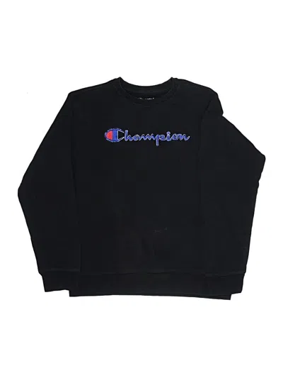 Pre-owned Champion Kids' Sweatshirt In Black