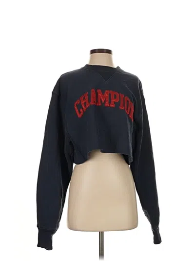 Pre-owned Champion Sweatshirt In Black