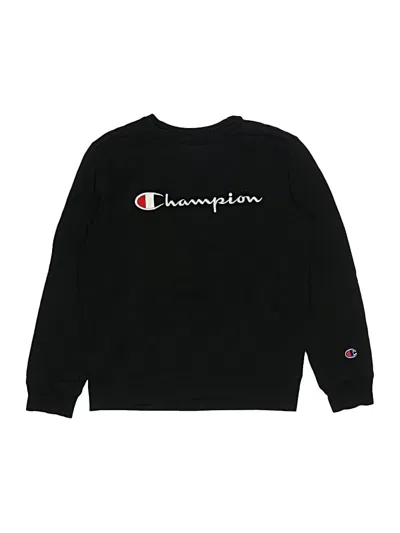 Pre-owned Champion Kids' Sweatshirt In Black