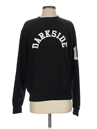 Pre-owned Champion Sweatshirt In Black