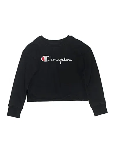 Pre-owned Champion Kids' Sweatshirt In Black