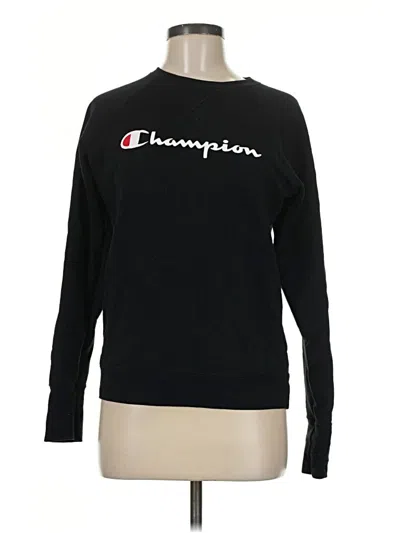 Pre-owned Champion Sweatshirt In Black