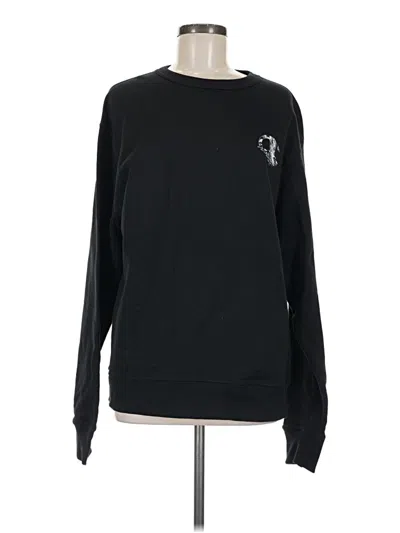 Pre-owned Champion Sweatshirt In Black