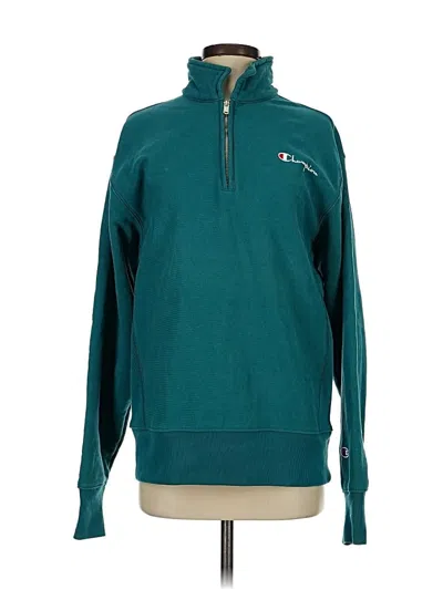 Pre-owned Champion Sweatshirt In Blue