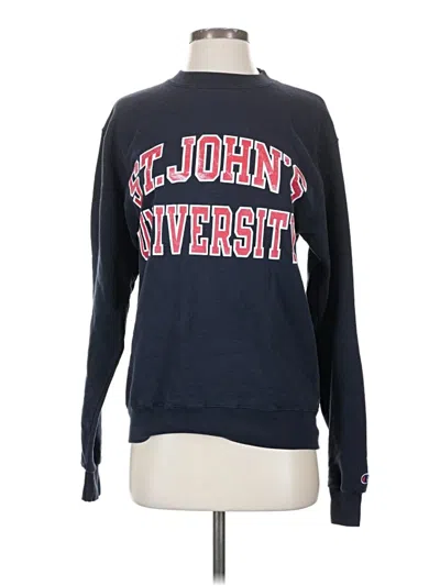 Pre-owned Champion Sweatshirt In Blue