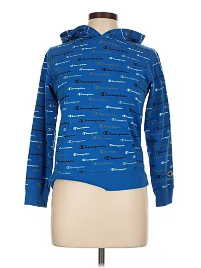 Pre-owned Champion Sweatshirt In Blue