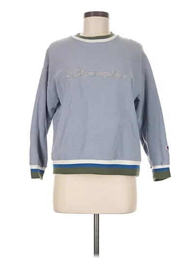 Pre-owned Champion Sweatshirt In Blue