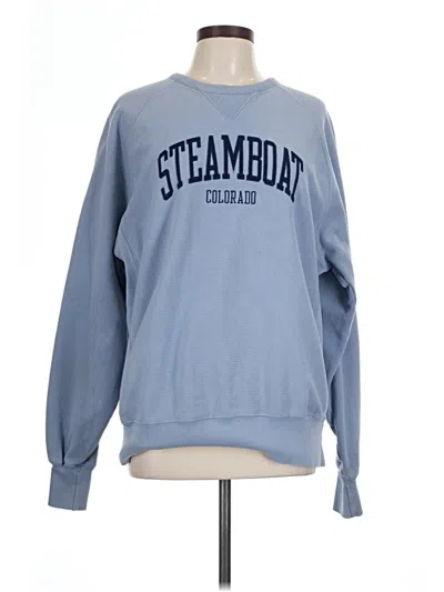Pre-owned Champion Sweatshirt In Blue