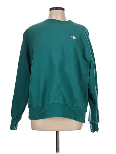 Pre-owned Champion Sweatshirt In Blue
