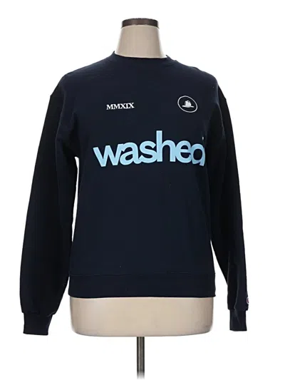 Pre-owned Champion Sweatshirt In Blue