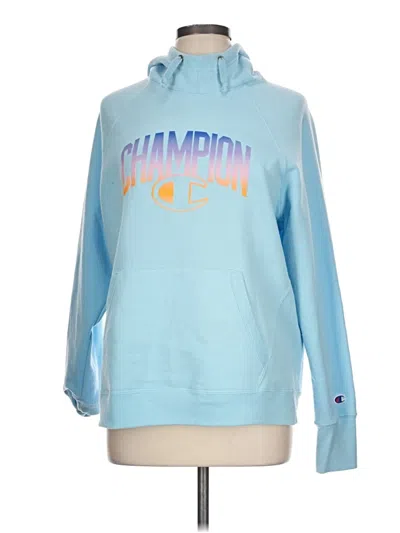 Pre-owned Champion Sweatshirt In Blue