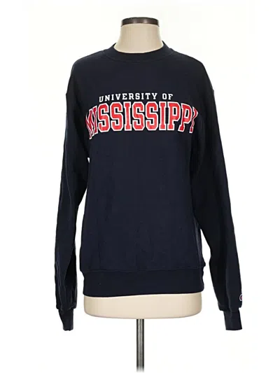 Pre-owned Champion Sweatshirt In Blue