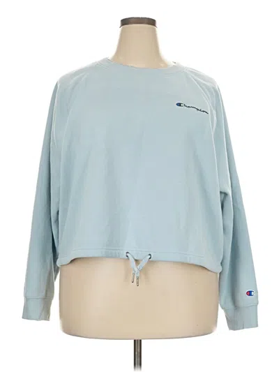 Pre-owned Champion Sweatshirt In Blue