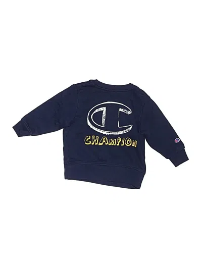 Pre-owned Champion Kids' Sweatshirt In Blue