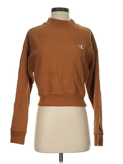 Pre-owned Champion Sweatshirt In Brown