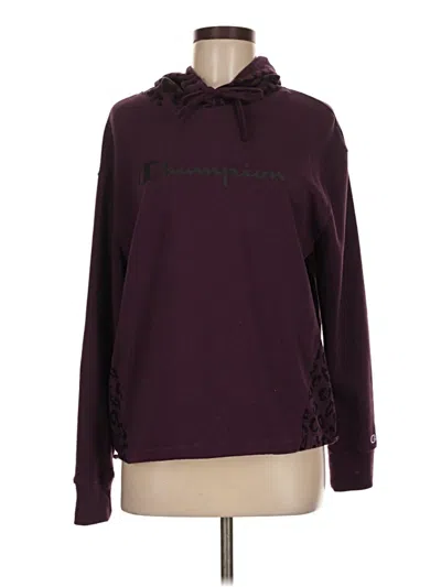 Pre-owned Champion Sweatshirt In Burgundy