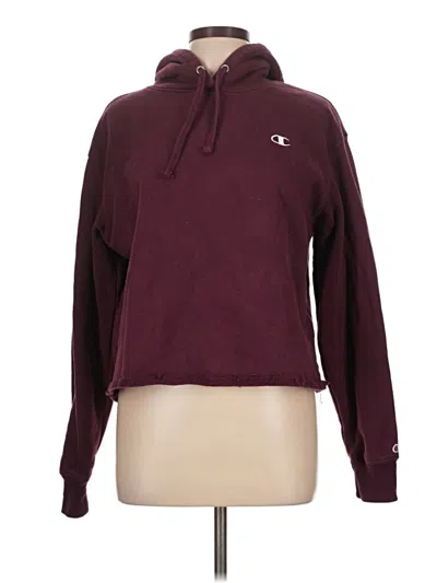 Pre-owned Champion Sweatshirt In Burgundy