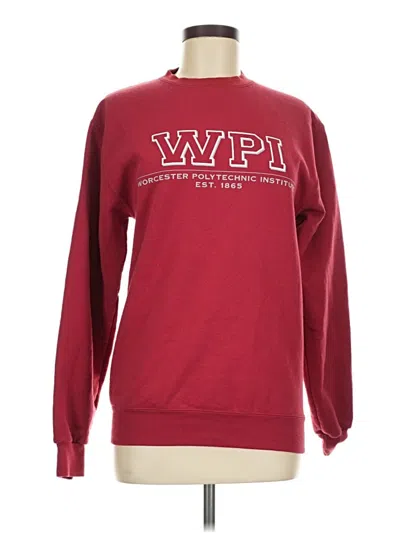 Pre-owned Champion Sweatshirt In Burgundy