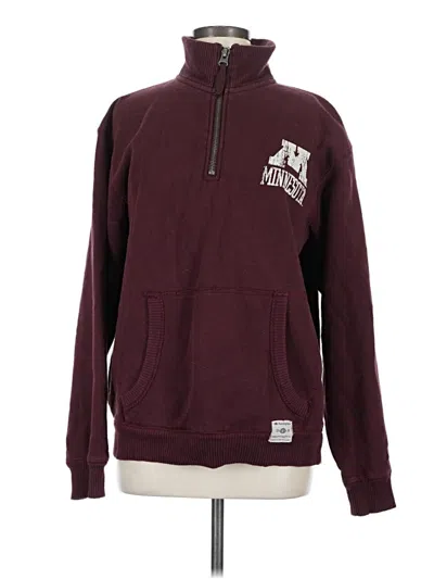 Pre-owned Champion Sweatshirt In Burgundy