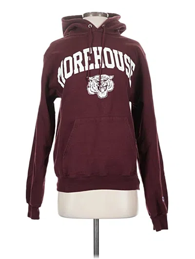 Pre-owned Champion Sweatshirt In Burgundy