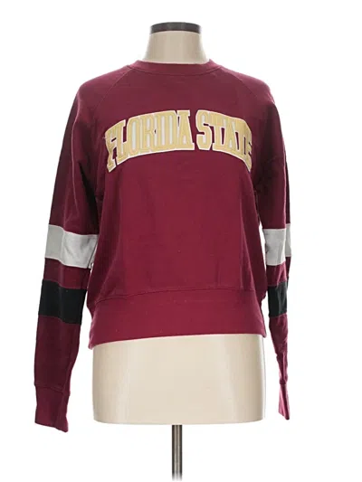 Pre-owned Champion Sweatshirt In Burgundy