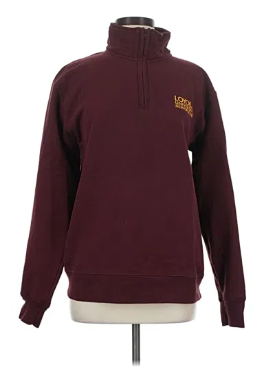 Pre-owned Champion Sweatshirt In Burgundy