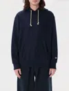Champion Jersey Cotton Hoodie Kangaroo Pocket In Blue