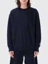 Champion Reverse Weave Crewneck Patch In Blue