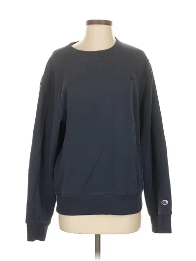 Pre-owned Champion Sweatshirt In Gray