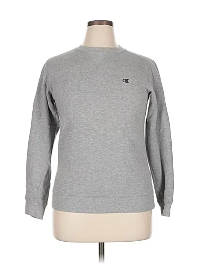 Pre-owned Champion Sweatshirt In Gray