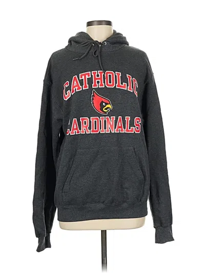 Pre-owned Champion Sweatshirt In Gray