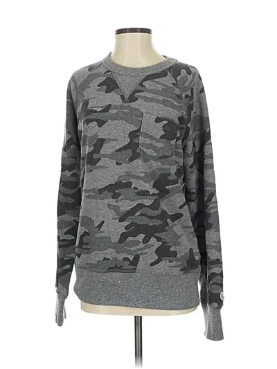 Pre-owned Champion Sweatshirt In Gray