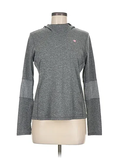 Pre-owned Champion Sweatshirt In Gray